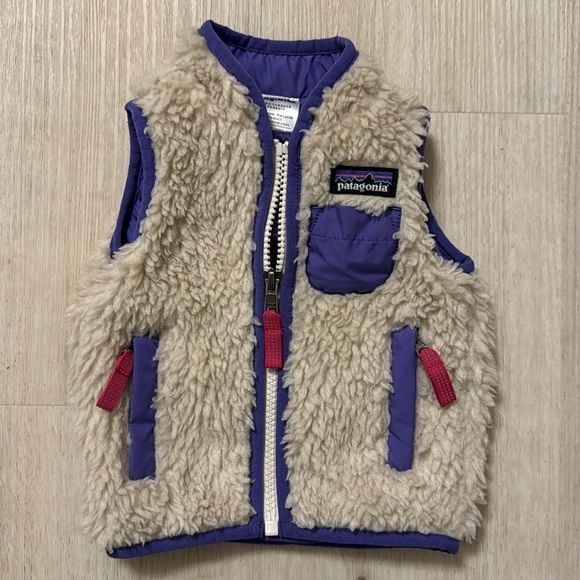 Patagonia Other - Patagonia fur vest size 3 months